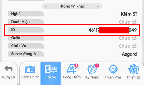 Hướng dẫn lấy ID
